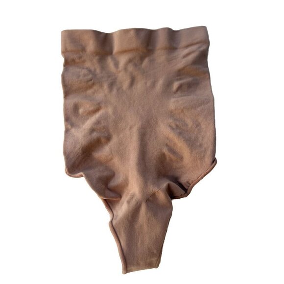 SKIMS Kim K. Seamless Sculpt High-Waisted Thong Brown Size L/XL SH-HWT-0119 NWOT - Picture 4 of 6